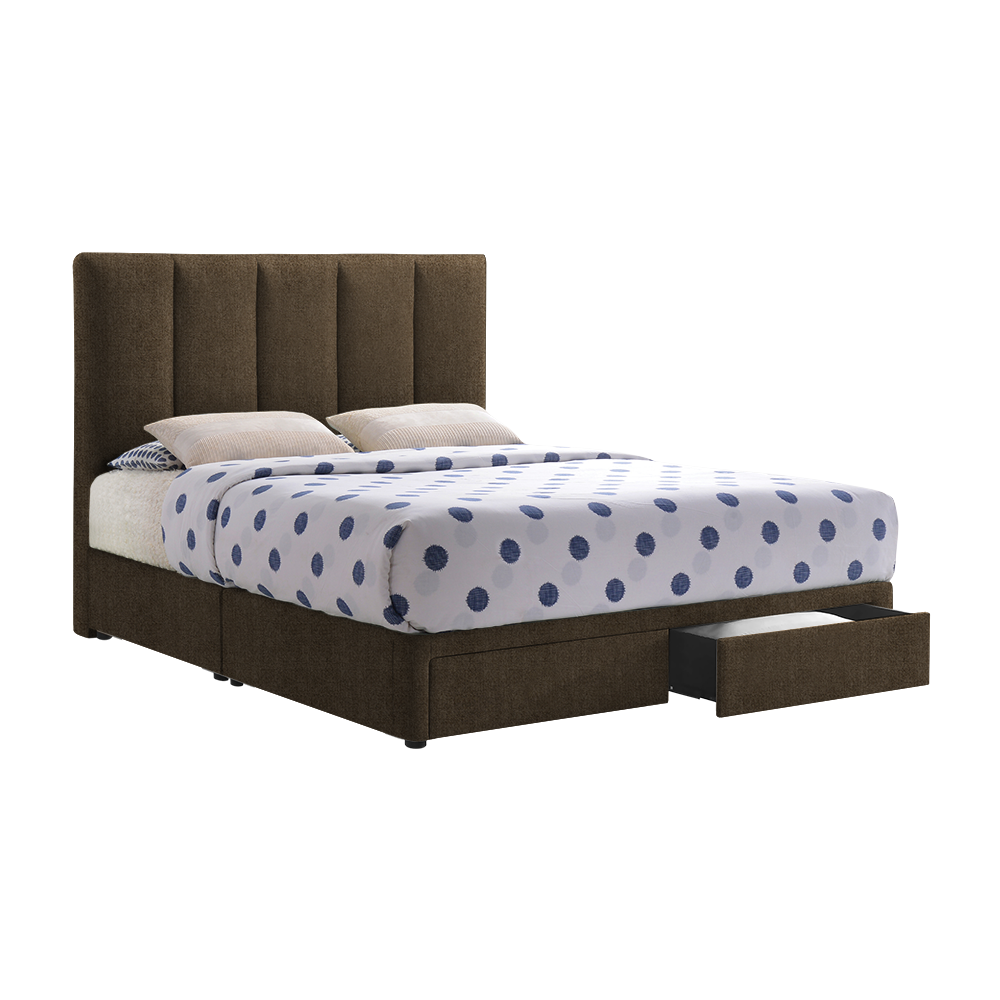 SERGIO - Mix & Match Divan Bed Frame (with drawer) - Single / Super Single / Queen / King