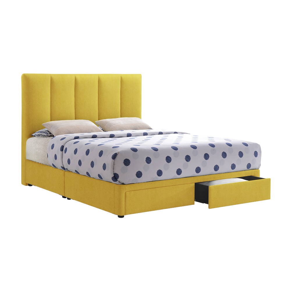 SERGIO - Mix & Match Divan Bed Frame (with drawer) - Single / Super Single / Queen / King