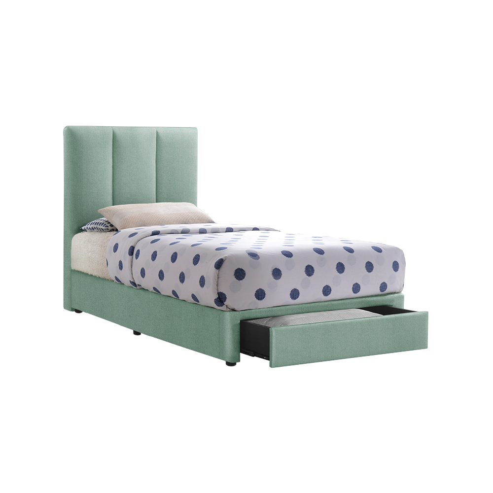 SERGIO - Mix & Match Divan Bed Frame (with drawer) - Single / Super Single / Queen / King