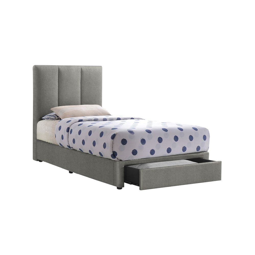 SERGIO - Mix & Match Divan Bed Frame (with drawer) - Single / Super Single / Queen / King