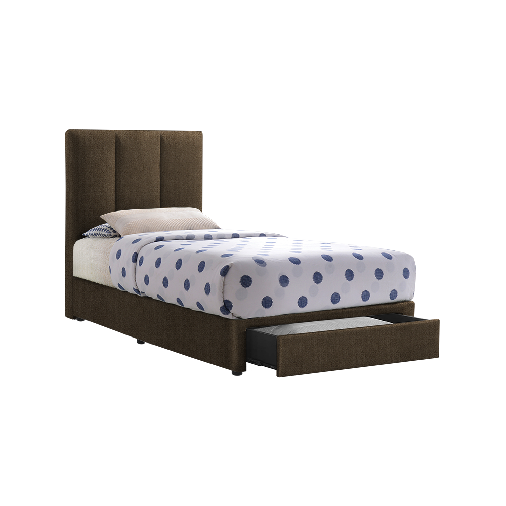 SERGIO - Mix & Match Divan Bed Frame (with drawer) - Single / Super Single / Queen / King