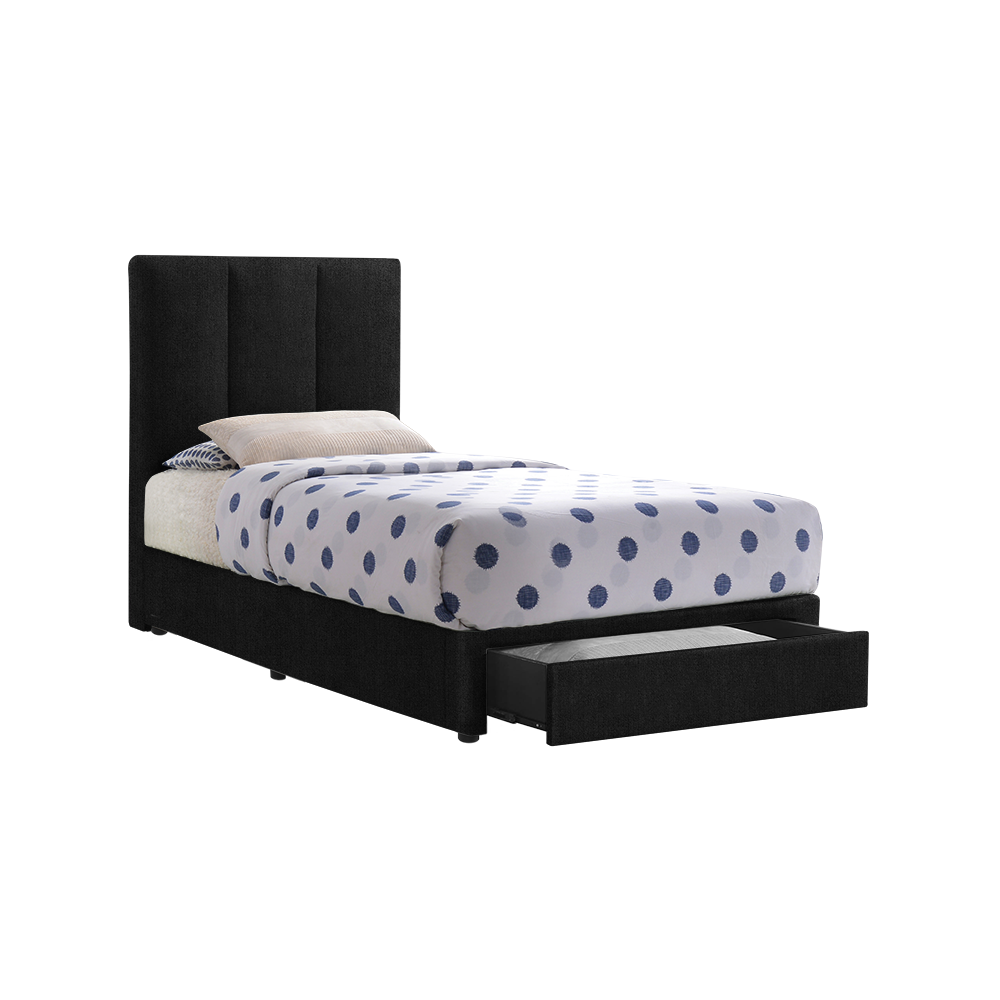 SERGIO - Mix & Match Divan Bed Frame (with drawer) - Single / Super Single / Queen / King