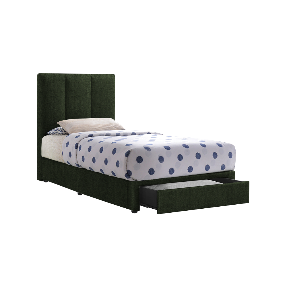 SERGIO - Mix & Match Divan Bed Frame (with drawer) - Single / Super Single / Queen / King