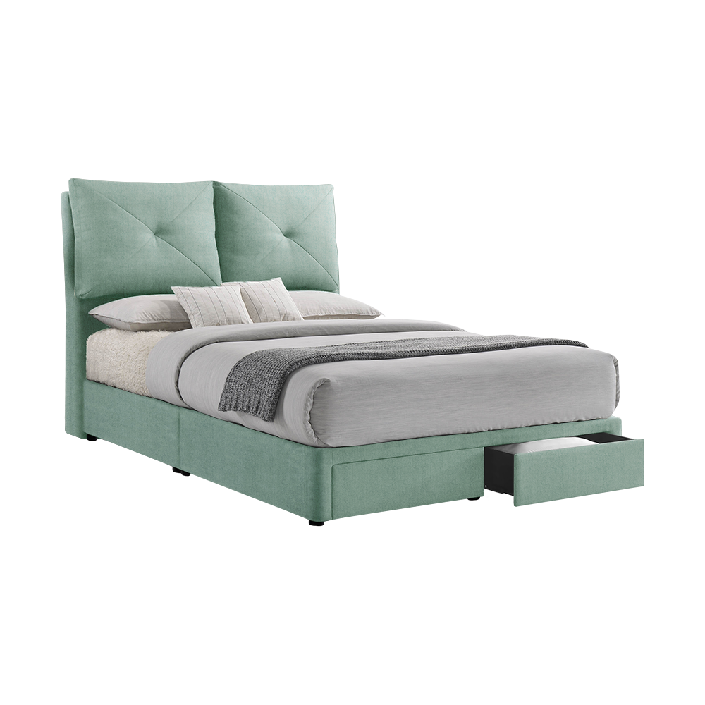 SHELDON - Mix & Match Divan Bed Frame (with drawer) - Queen / King