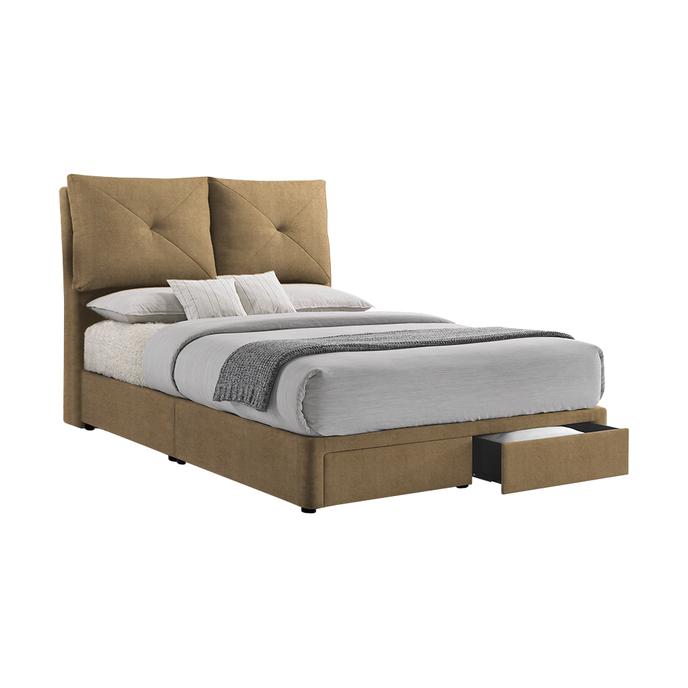 SHELDON - Mix & Match Divan Bed Frame (with drawer) - Queen / King