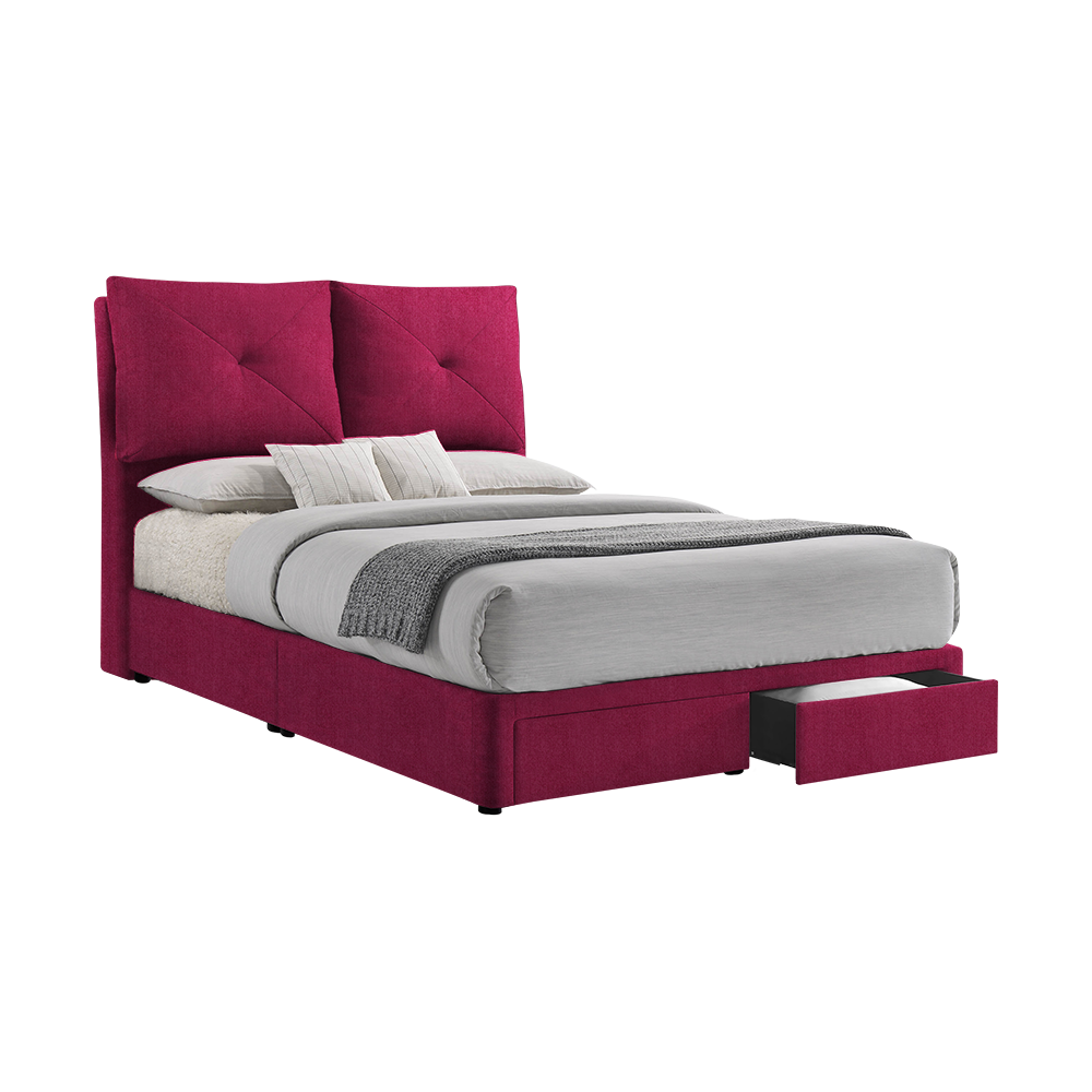 SHELDON - Mix & Match Divan Bed Frame (with drawer) - Queen / King