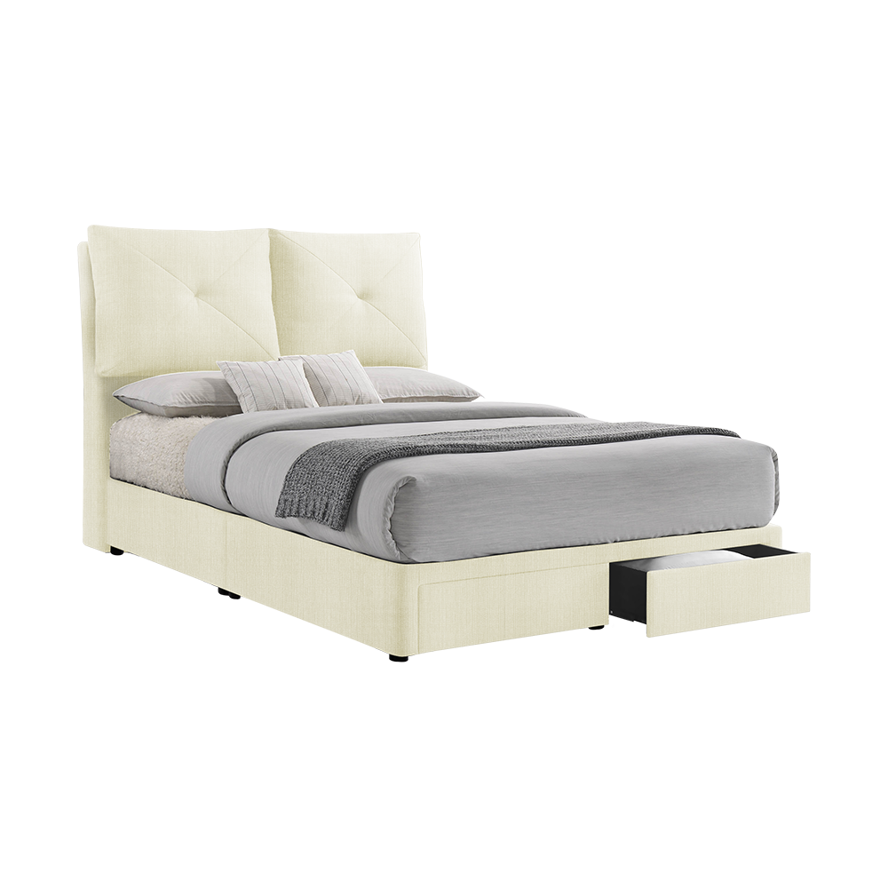 SHELDON - Mix & Match Divan Bed Frame (with drawer) - Queen / King