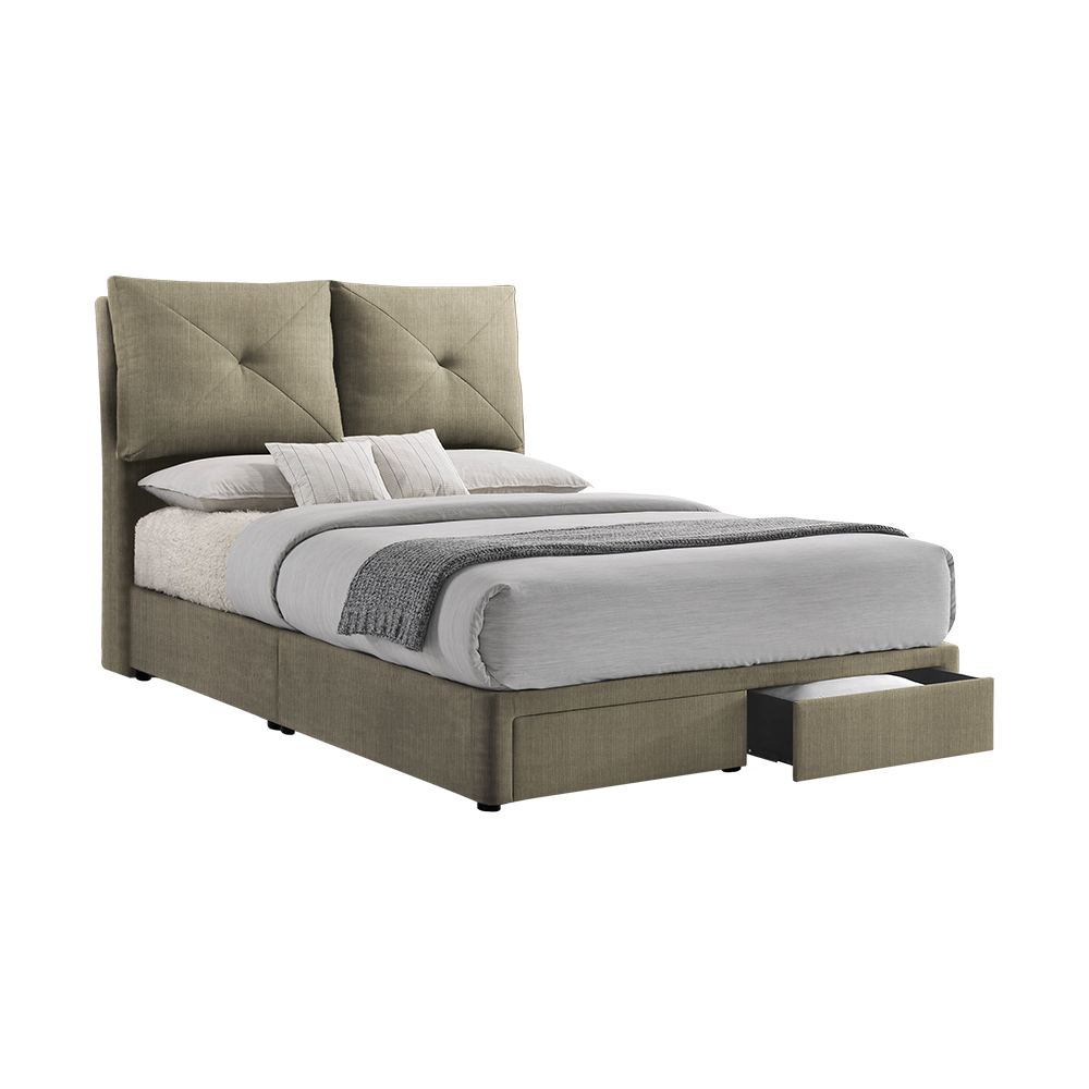 SHELDON - Mix & Match Divan Bed Frame (with drawer) - Queen / King