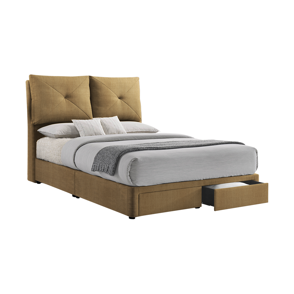 SHELDON - Mix & Match Divan Bed Frame (with drawer) - Queen / King
