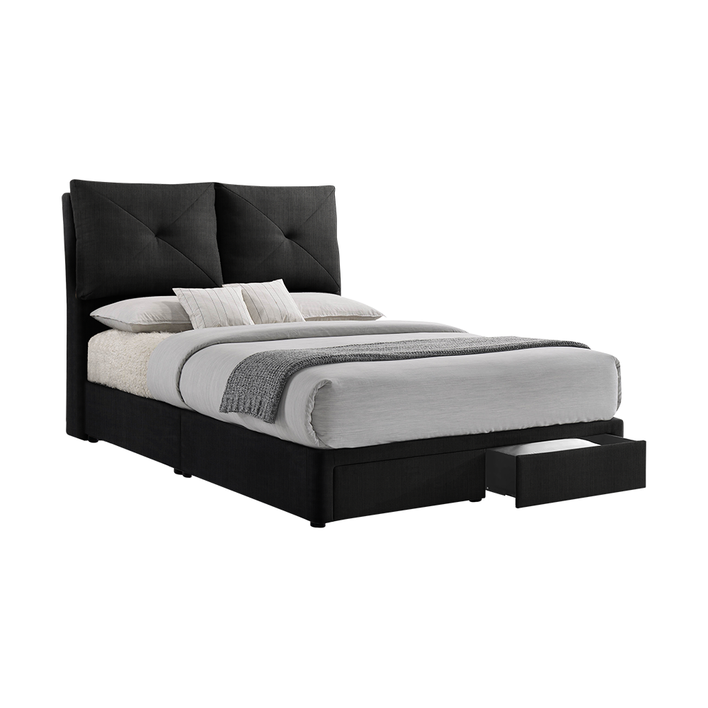 SHELDON - Mix & Match Divan Bed Frame (with drawer) - Queen / King