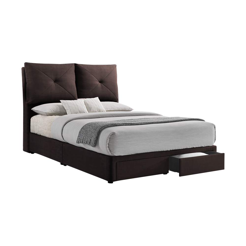 SHELDON - Mix & Match Divan Bed Frame (with drawer) - Queen / King