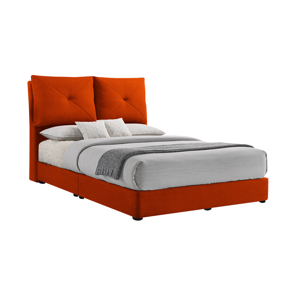 SHELDON - Mix & Match Divan Bed Frame (without drawer) - Queen / King