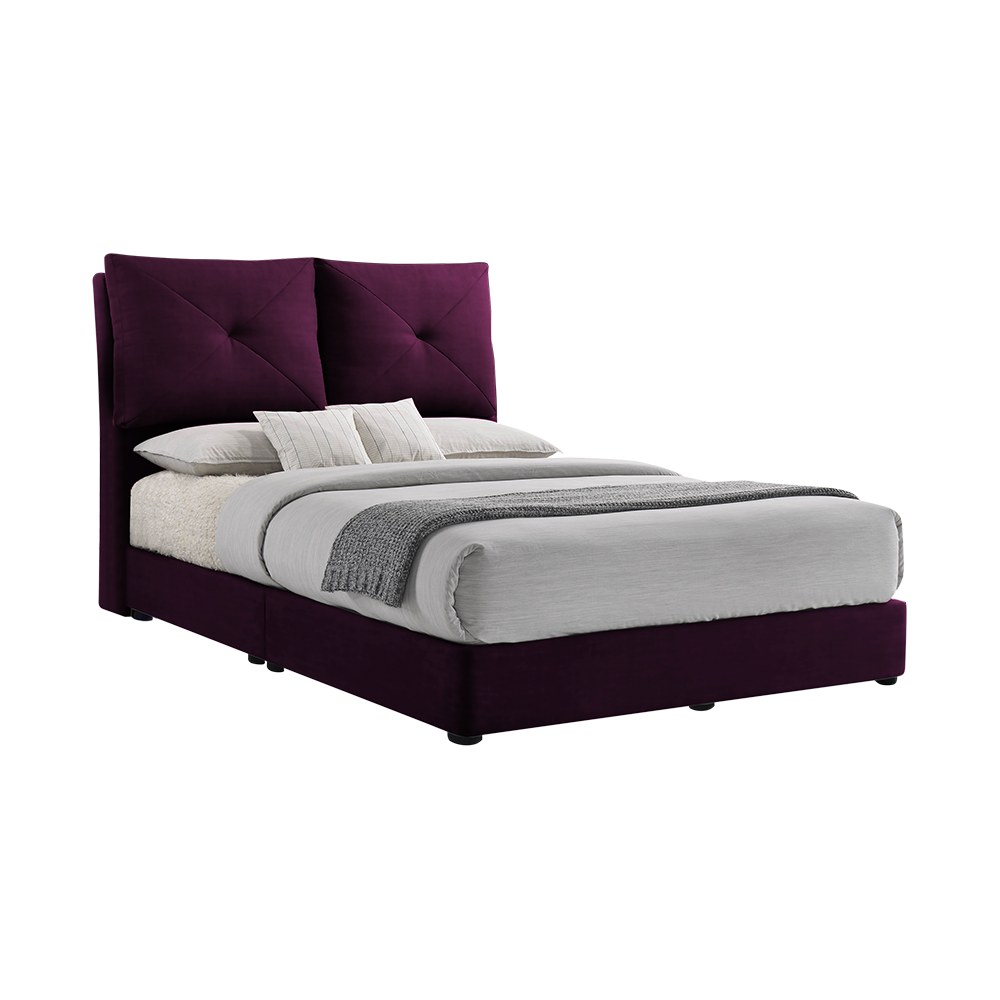 SHELDON - Mix & Match Divan Bed Frame (without drawer) - Queen / King