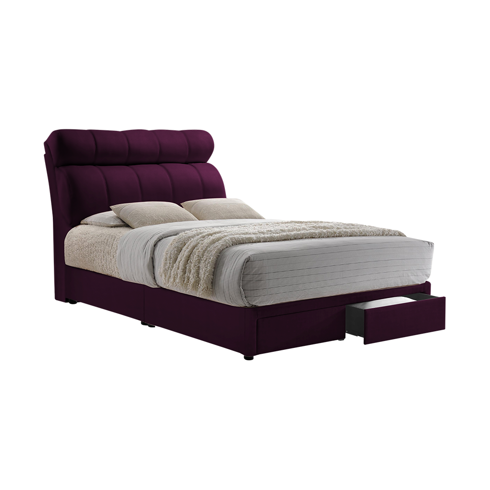SORA - Mix & Match Divan Bed Frame (with drawer) - Queen / King