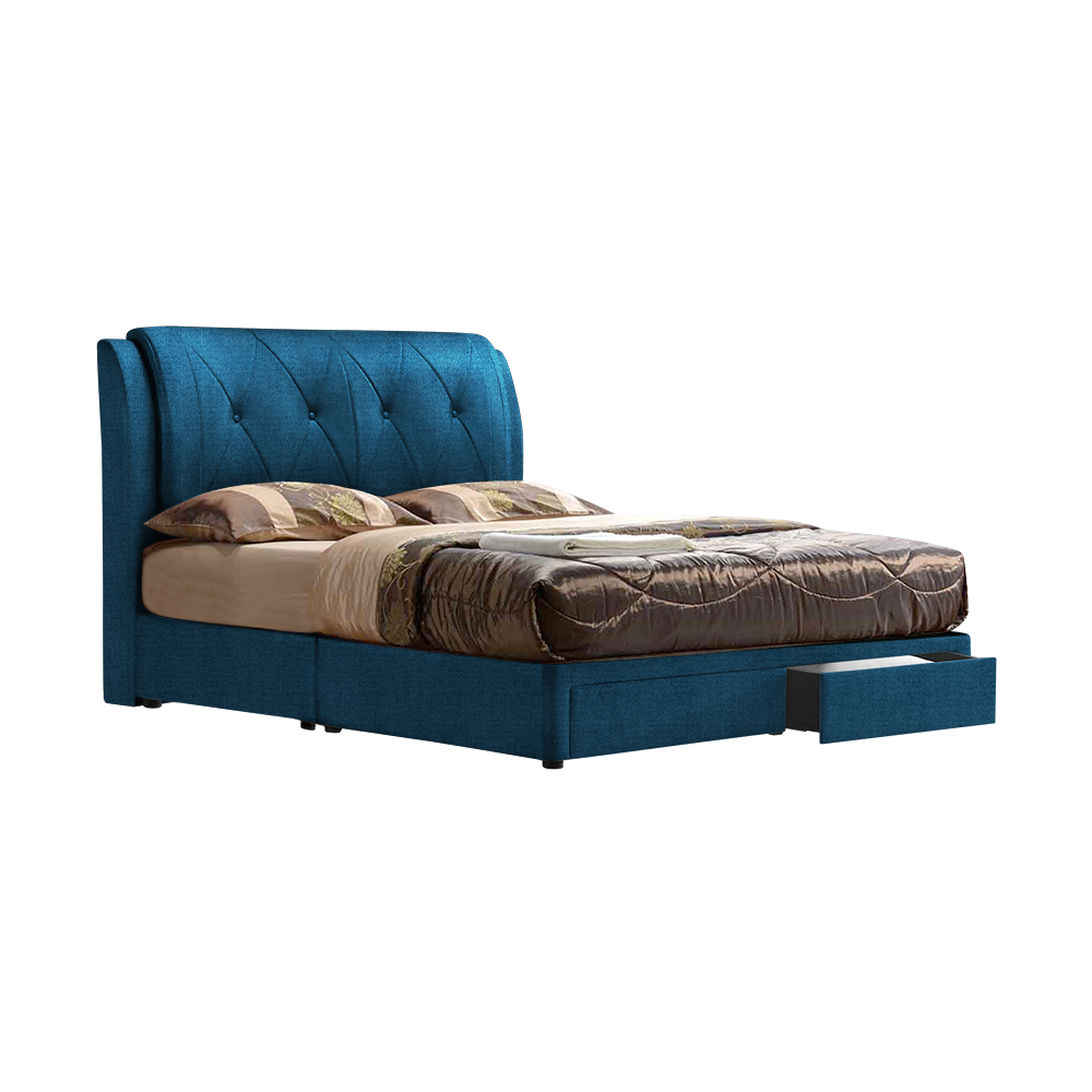 SPENCER - Mix & Match Divan Bed Frame (with drawer) - Single / Super Single / Queen / King