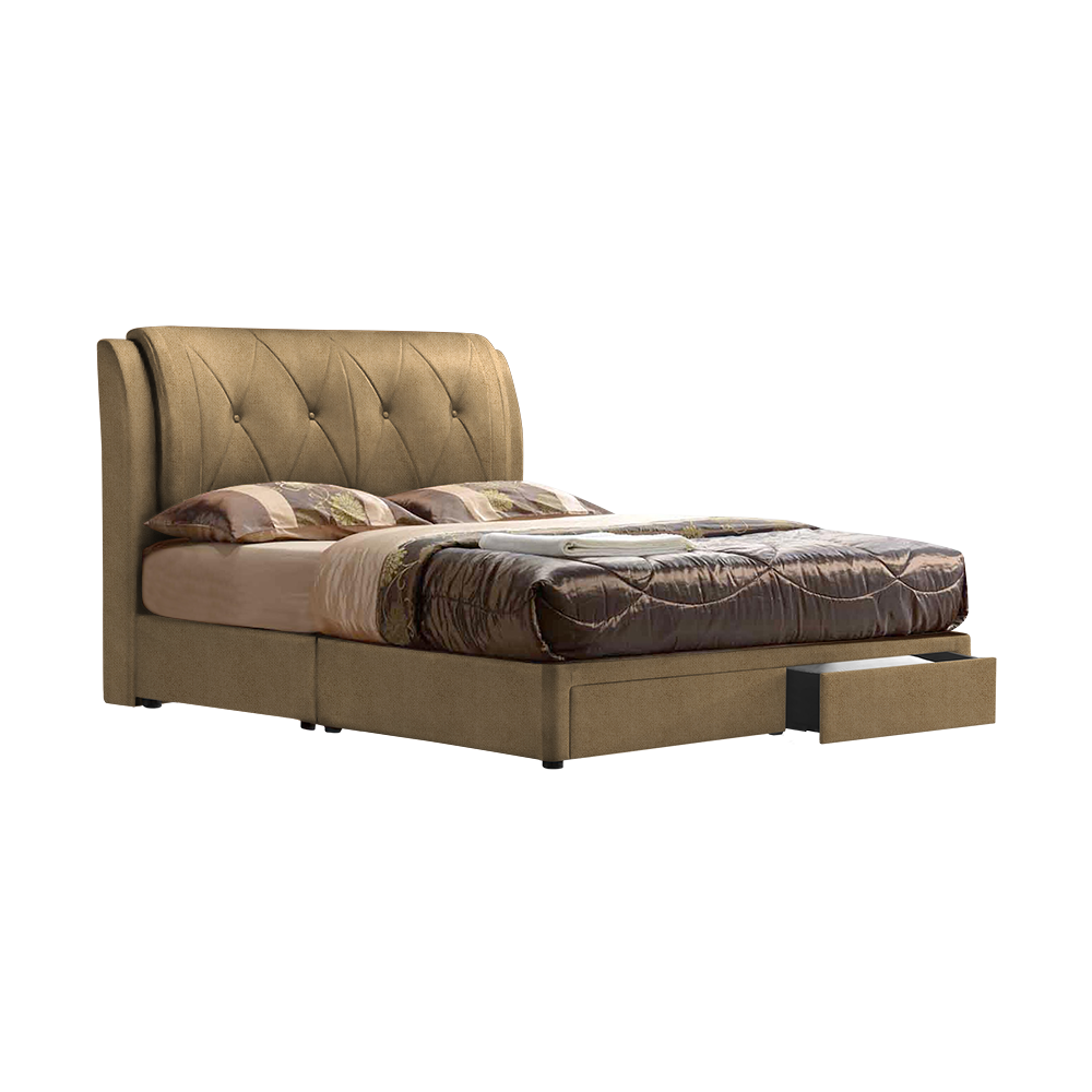 SPENCER - Mix & Match Divan Bed Frame (with drawer) - Single / Super Single / Queen / King