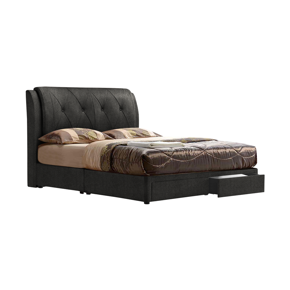 SPENCER - Mix & Match Divan Bed Frame (with drawer) - Single / Super Single / Queen / King