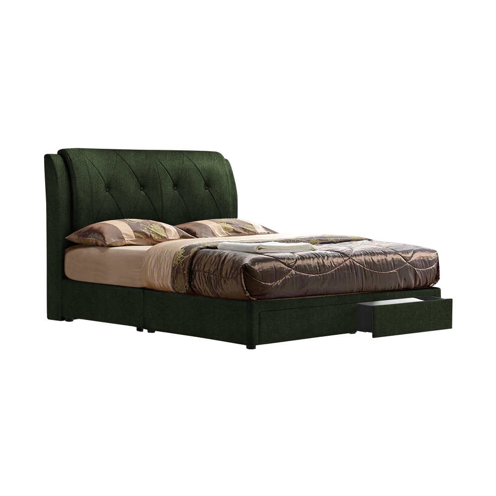 SPENCER - Mix & Match Divan Bed Frame (with drawer) - Single / Super Single / Queen / King