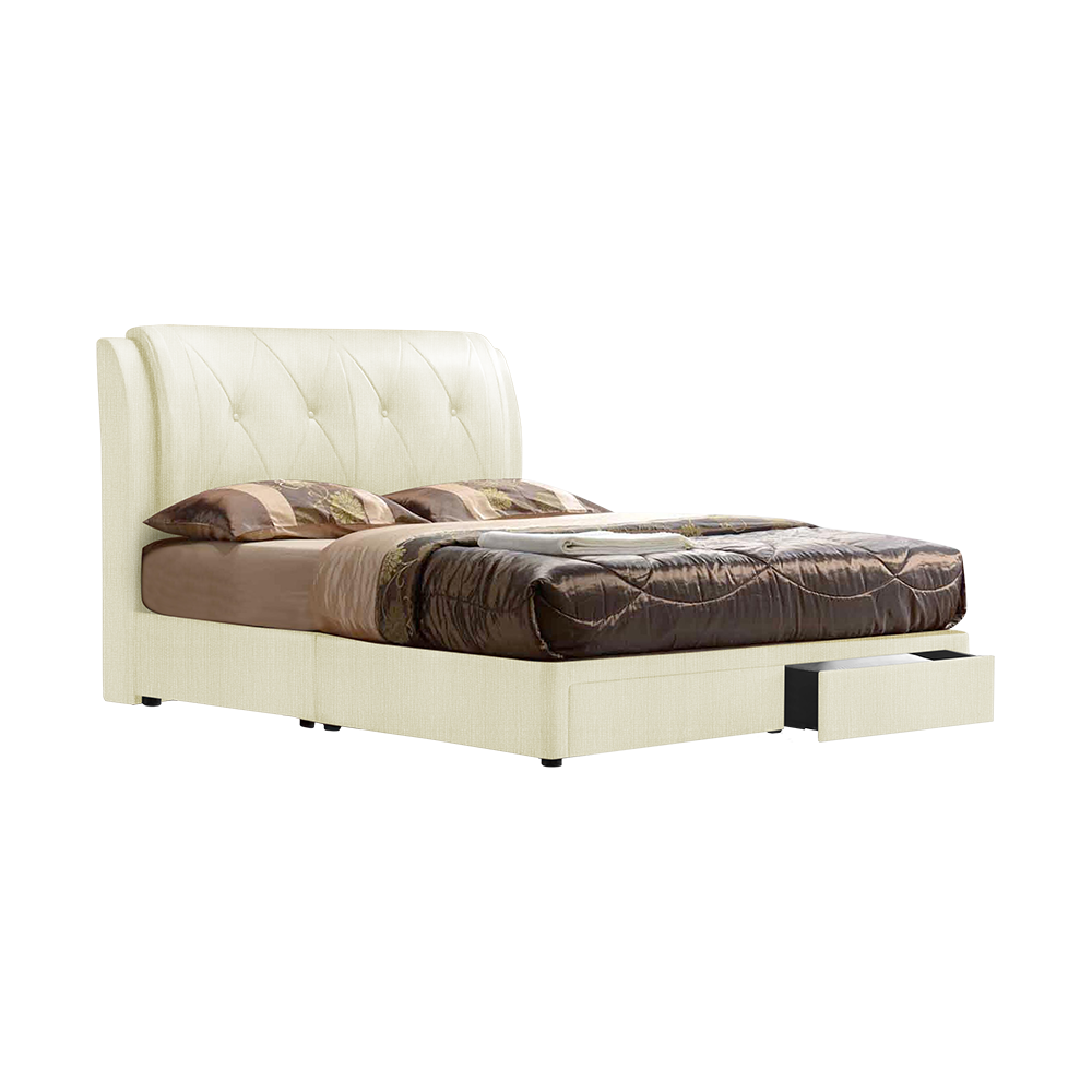 SPENCER - Mix & Match Divan Bed Frame (with drawer) - Single / Super Single / Queen / King