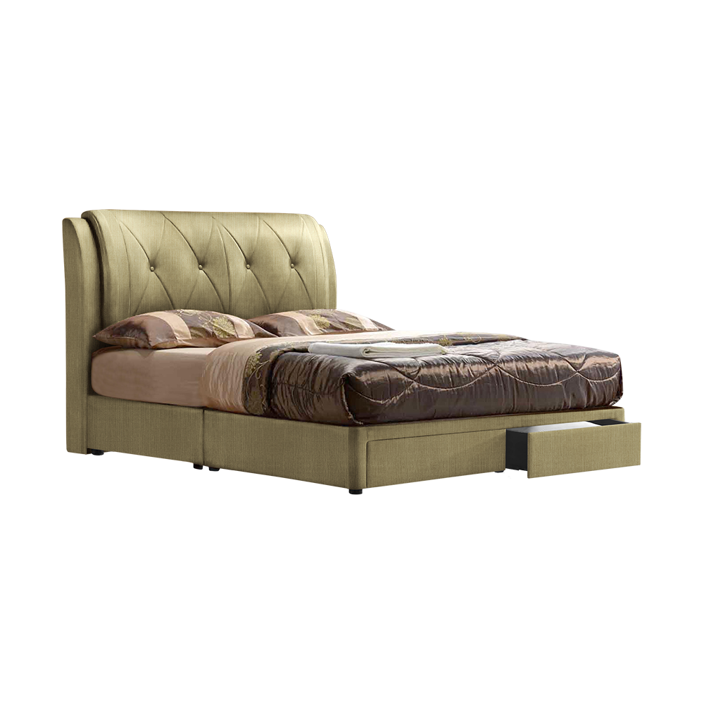 SPENCER - Mix & Match Divan Bed Frame (with drawer) - Single / Super Single / Queen / King