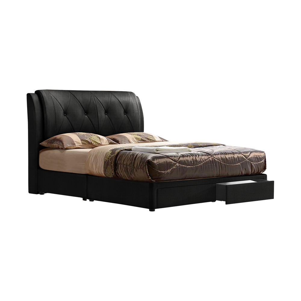SPENCER - Mix & Match Divan Bed Frame (with drawer) - Single / Super Single / Queen / King