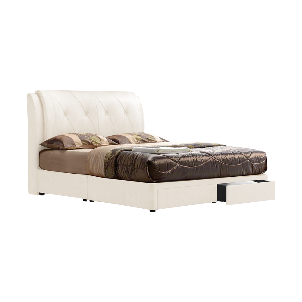 SPENCER - Mix & Match Divan Bed Frame (with drawer) - Single / Super Single / Queen / King