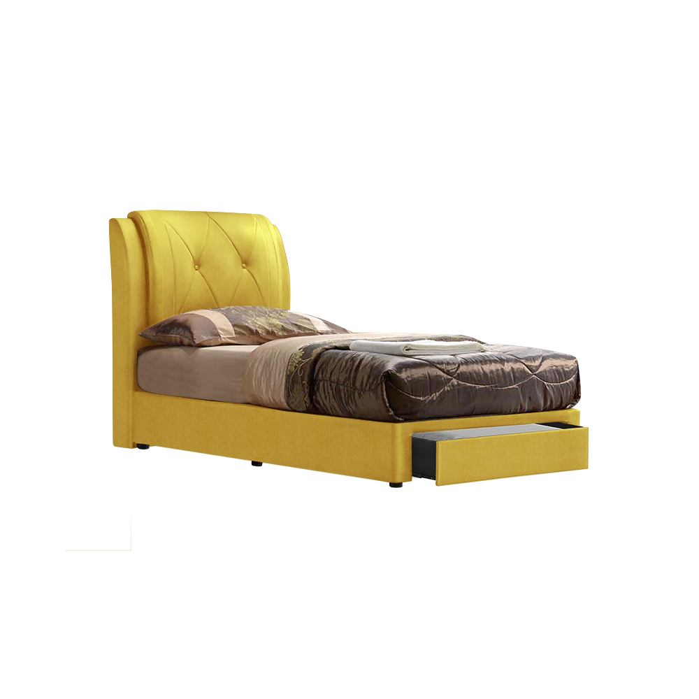SPENCER - Mix & Match Divan Bed Frame (with drawer) - Single / Super Single / Queen / King
