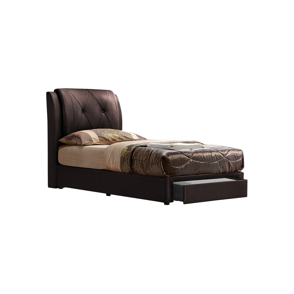 SPENCER - Mix & Match Divan Bed Frame (with drawer) - Single / Super Single / Queen / King