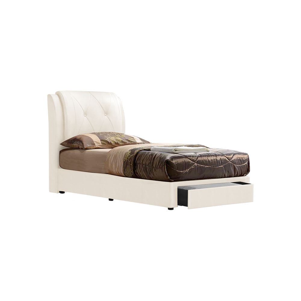 SPENCER - Mix & Match Divan Bed Frame (with drawer) - Single / Super Single / Queen / King