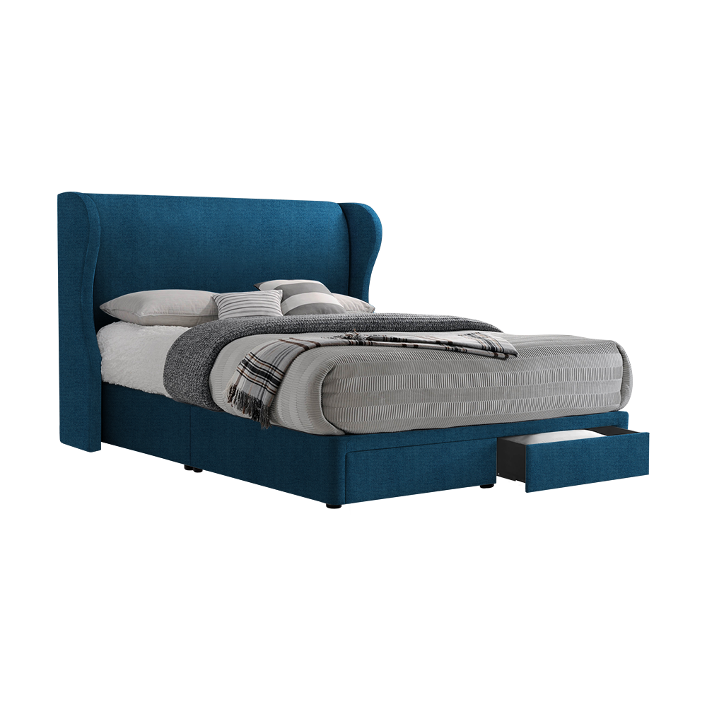 VALENCE - Mix & Match Divan Bed Frame (with drawer) - Single / Super Single / Queen / King