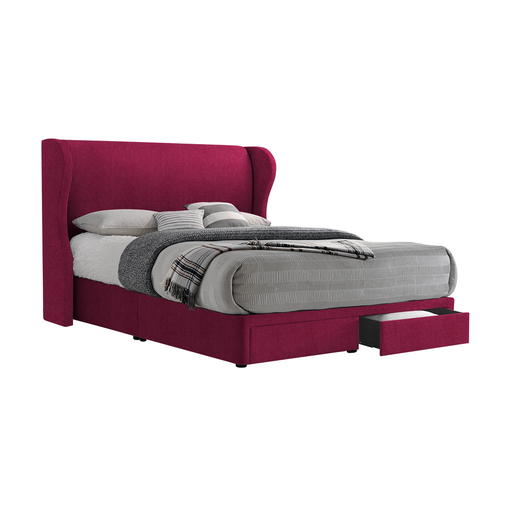 VALENCE - Mix & Match Divan Bed Frame (with drawer) - Single / Super Single / Queen / King