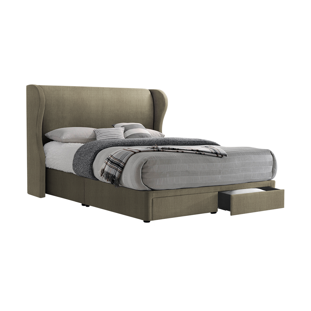 VALENCE - Mix & Match Divan Bed Frame (with drawer) - Single / Super Single / Queen / King