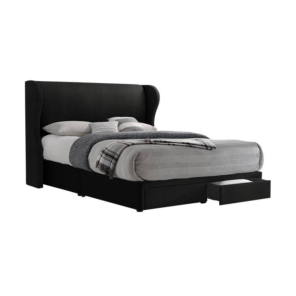 VALENCE - Mix & Match Divan Bed Frame (with drawer) - Single / Super Single / Queen / King