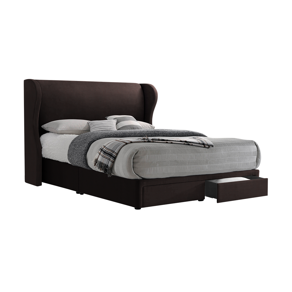 VALENCE - Mix & Match Divan Bed Frame (with drawer) - Single / Super Single / Queen / King