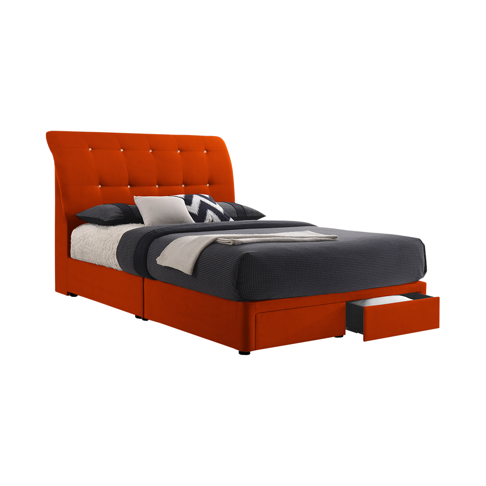 VANDA - Mix & Match Divan Bed Frame (with drawer) - Queen / King