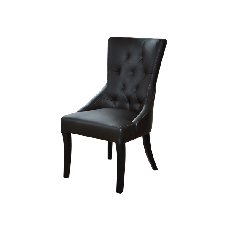 THEO     Elegant High Back Tufted Dining Chair Crownlivin